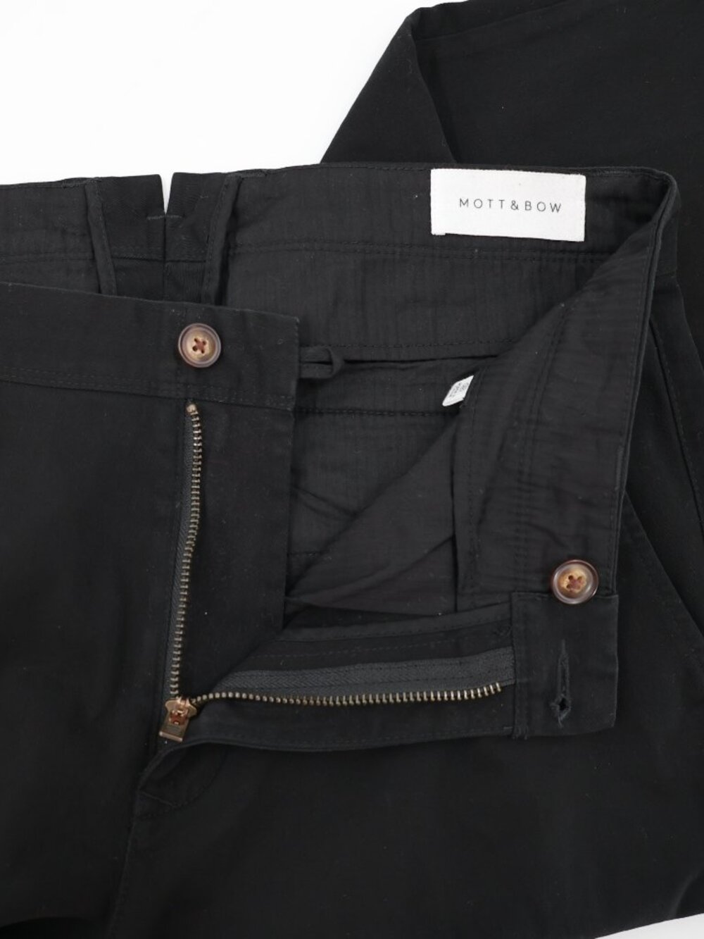 Mott & Bow Pants Mens 32 L29 Charles Chino Straight Fit Stretch Classic Casual - Picture 9 of 12